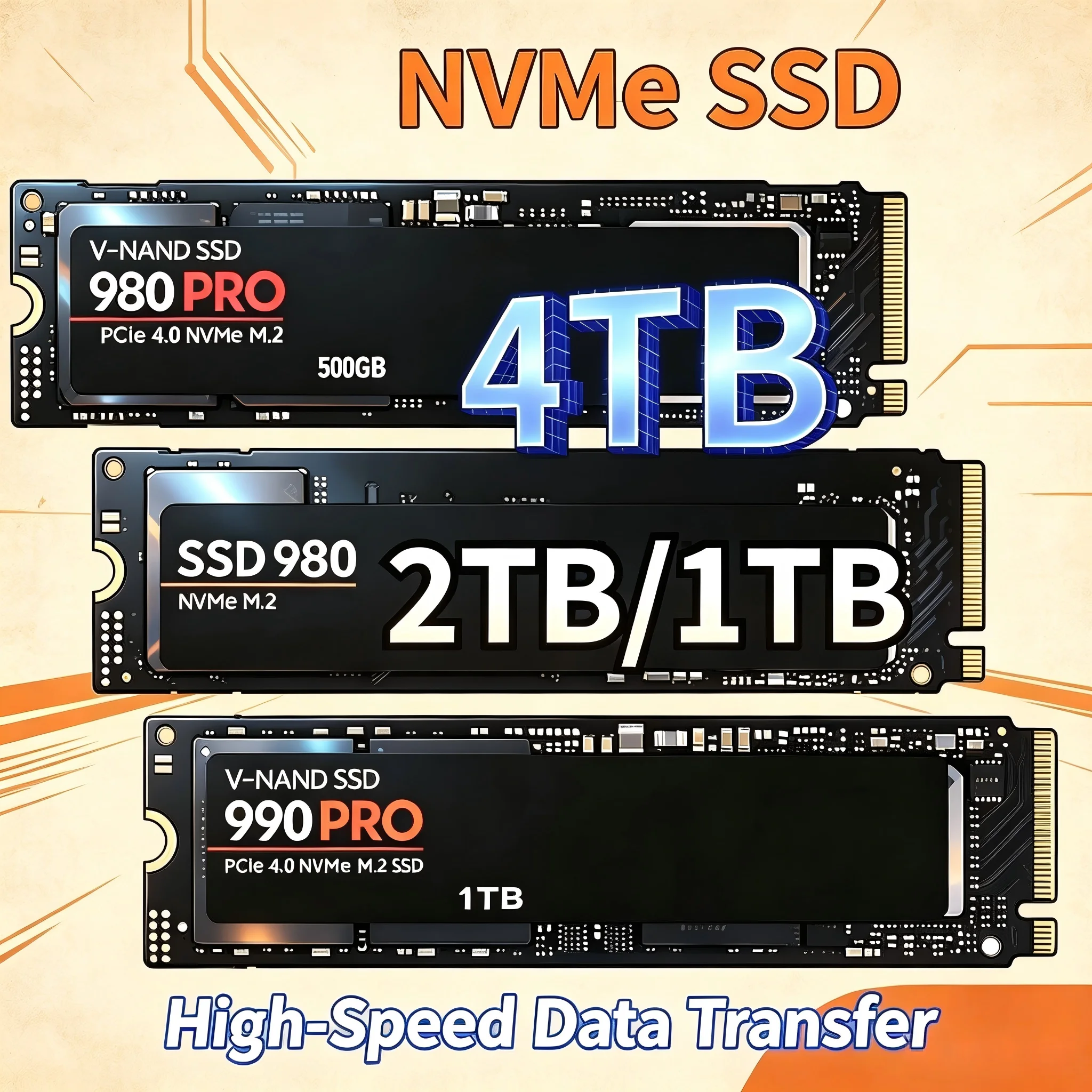 Pc Gaming Second - Original 980Pro 990Pro M.2 NVMe SSD