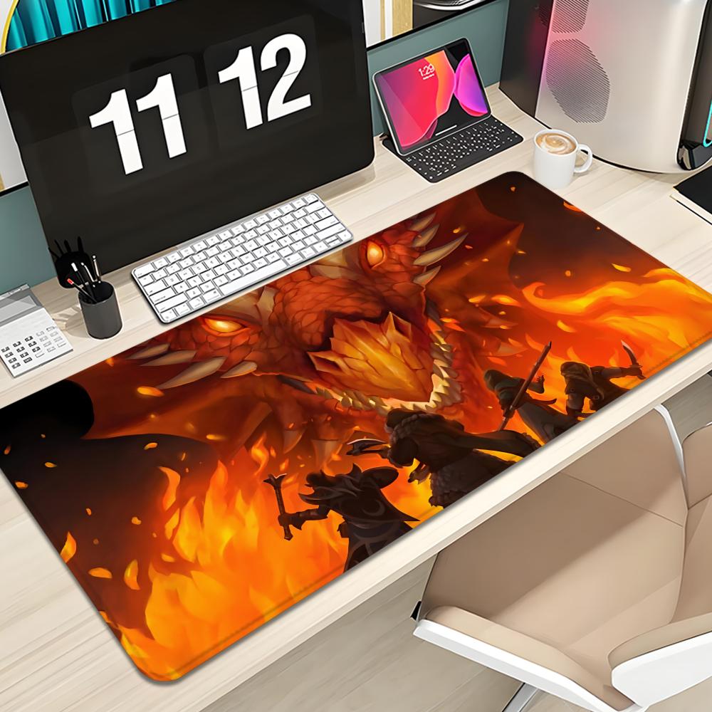 Pc Gaming Dragon - Game D-Dungeons D-Dragons D-DND Mouse Pad