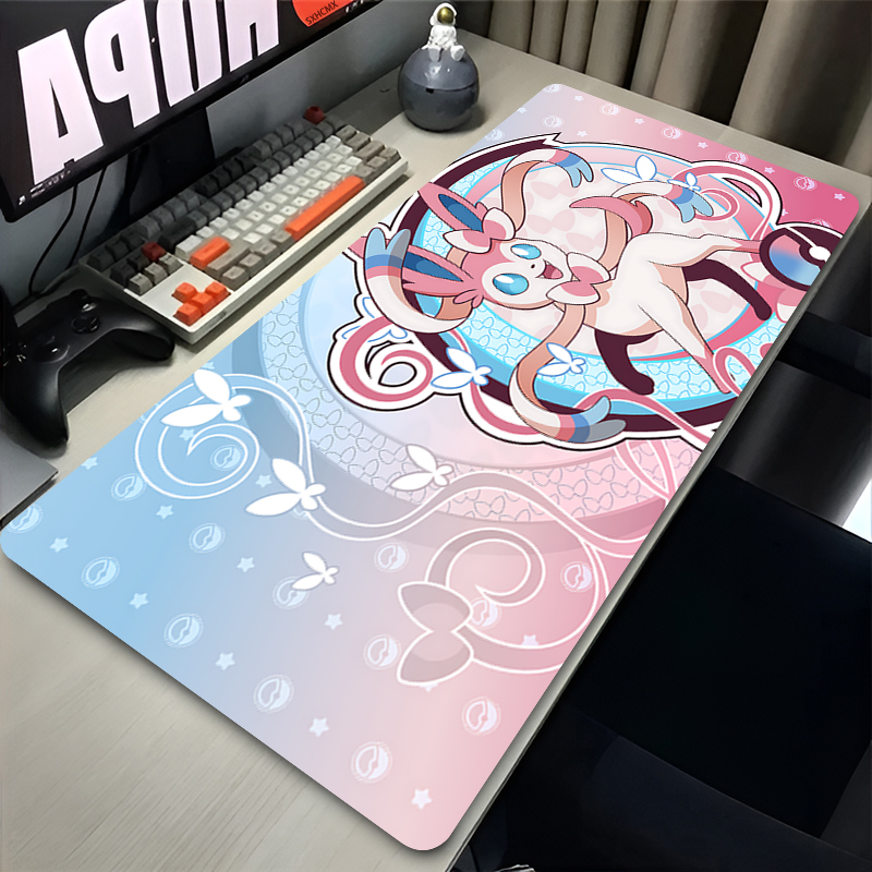 Pc Gaming Keyboard And Mouse - Large Pink Cute Mousepad XXL Gaming