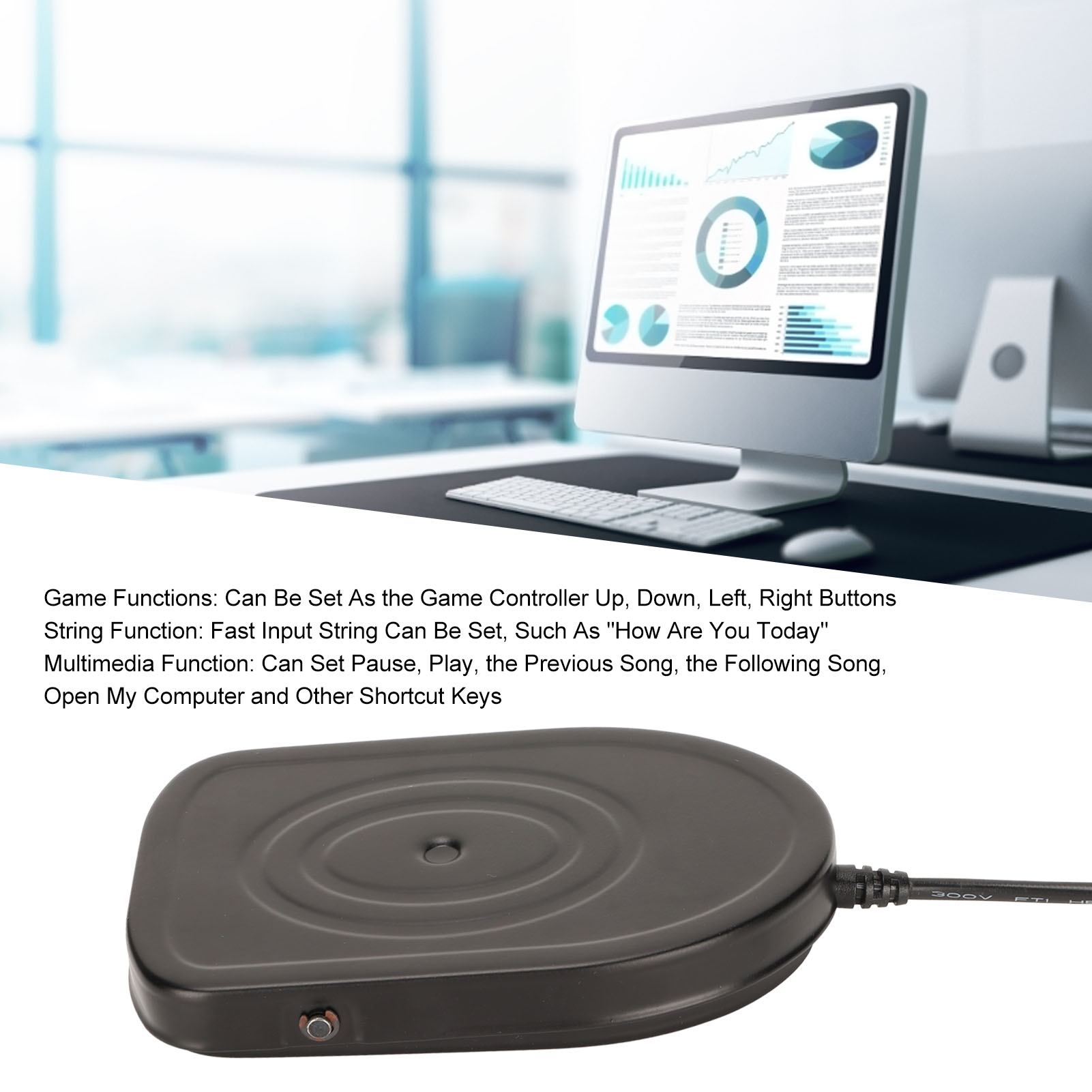 Gaming Foot Pedal Multi Functi - огляд і ціна Gaming Controller