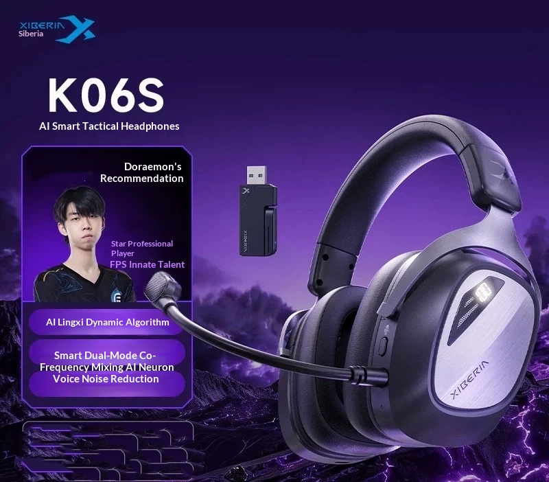 XIBERIA K06S Over‑Ear Gaming H - огляд і ціна Pc Gaming Cs2