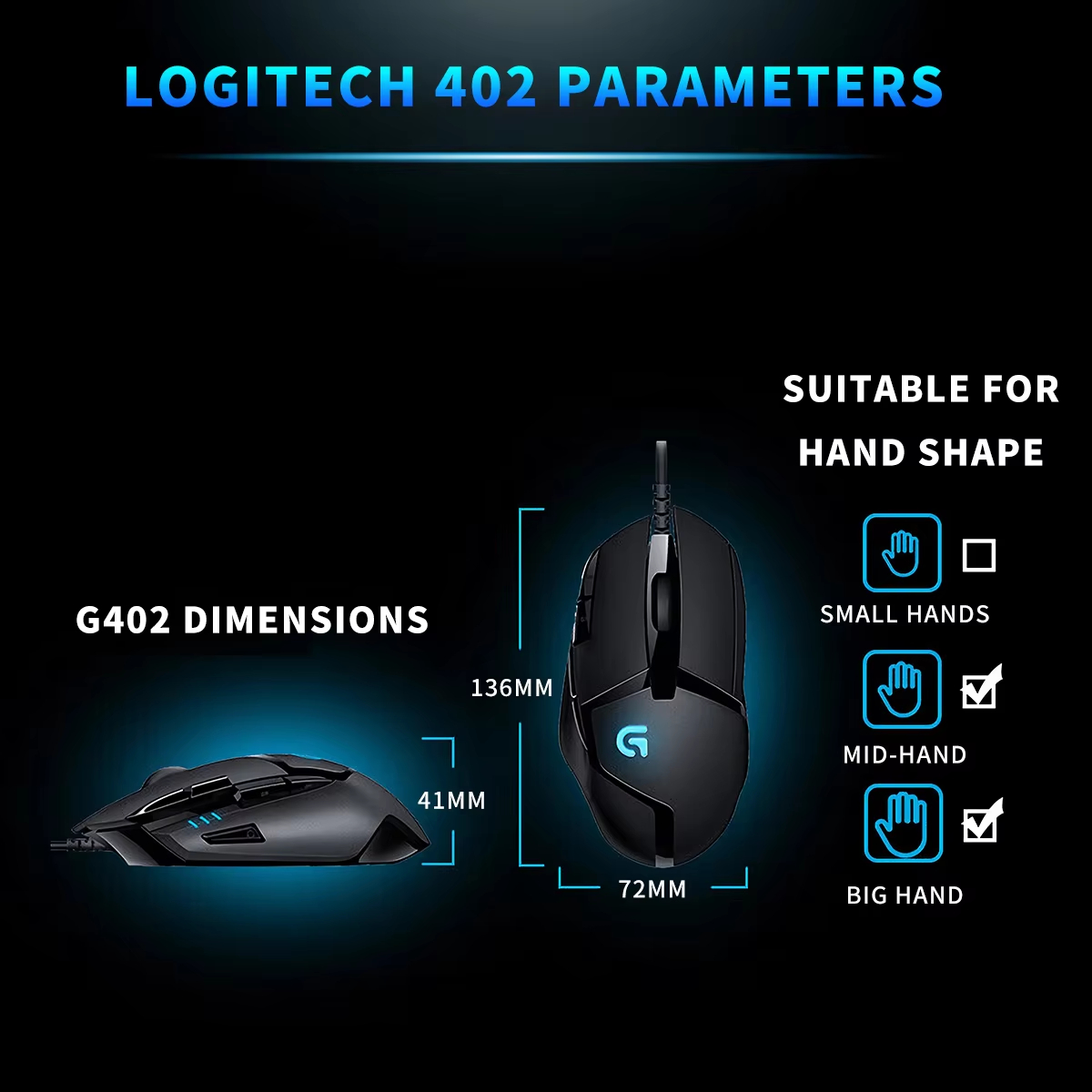 Logitech G402 Hyperion Fury FP - огляд і ціна Pc Gaming Valorant