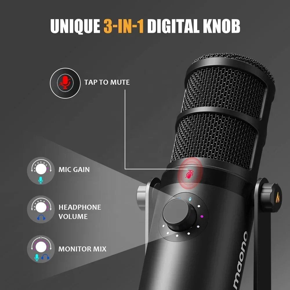 MAONO Dynamic Microphone XLR U - огляд і ціна Gaming Controller