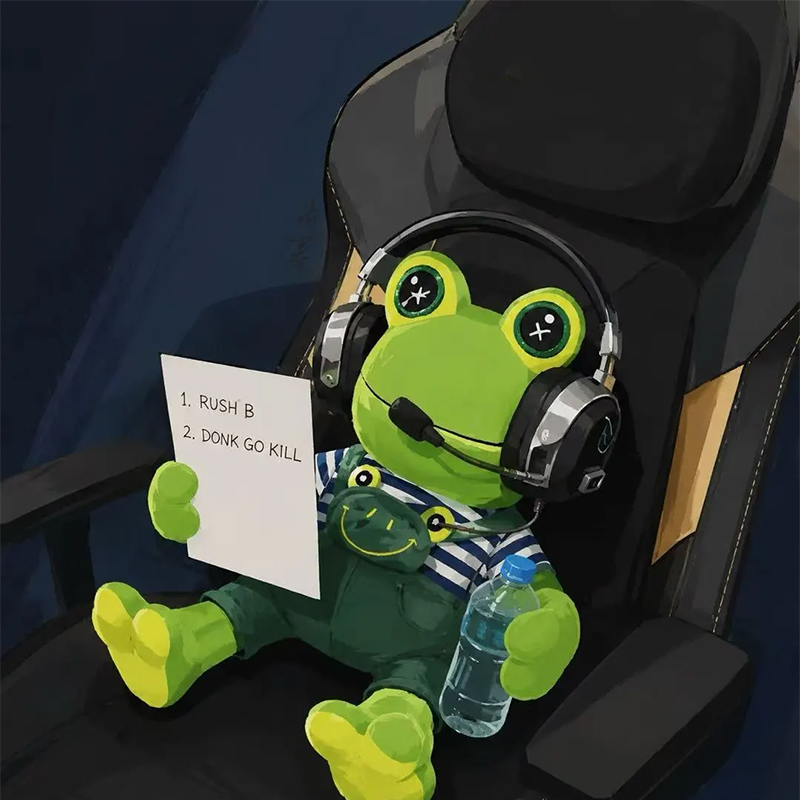 Jab Jabich Green Frog Plush Do - огляд і ціна Pc Gaming Cs2