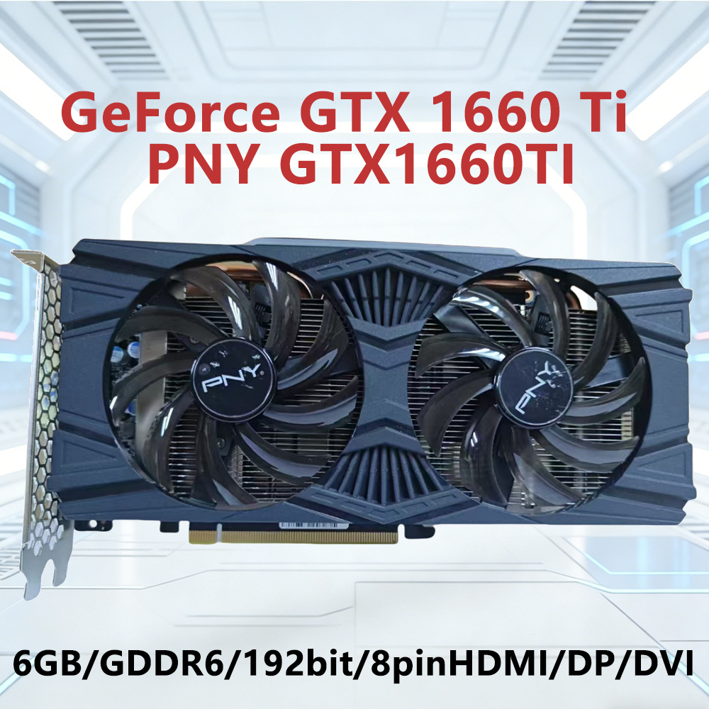 GTX 1660 Ti 6GB GPU PNY GTX 16 - огляд і ціна Pc Gaming Gtx 1660