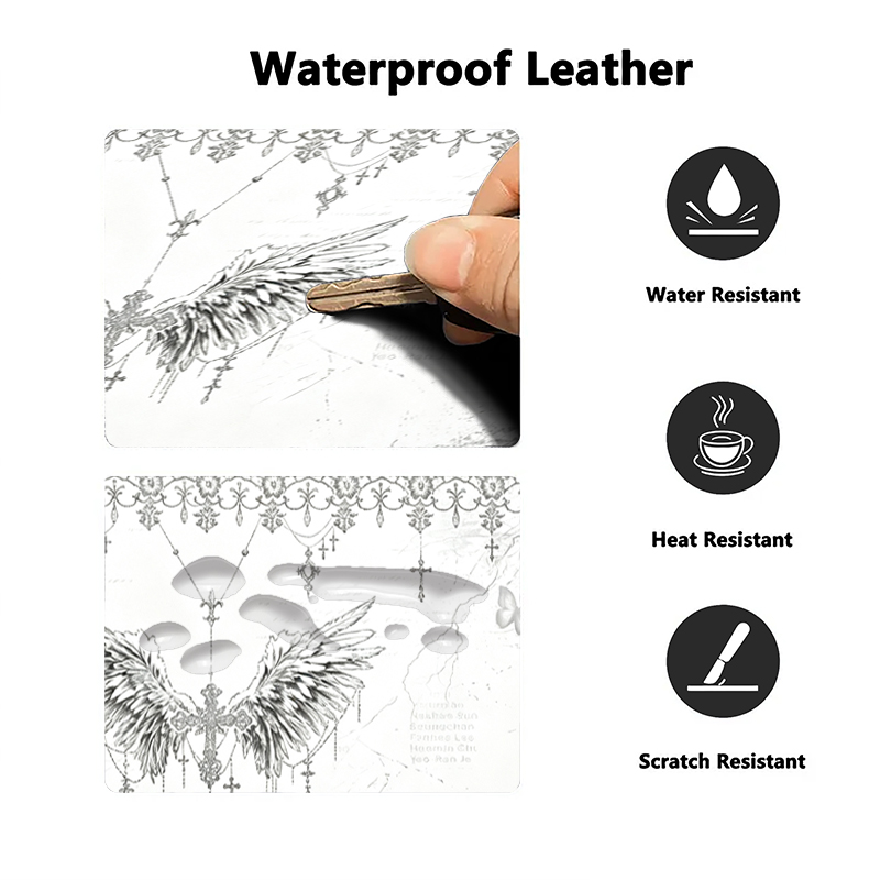 Leather Mousepad Black White A - огляд і ціна Pc Gaming Upgrades